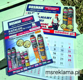 Taki zestaw :))) Kalendarz na 2026 r. i Katalog Produktów realizowaliśmy…jak zawsze z dbałością o każdy szczegół i jakość.